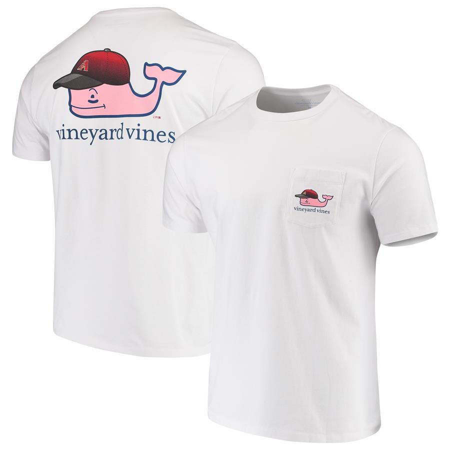 Arizona Diamondbacks Vineyard Vines Baseball Cap T-Shirt - White