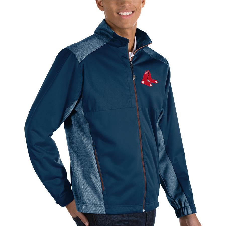 Boston Red Sox Antigua Revolve Full-Zip Jacket - Navy