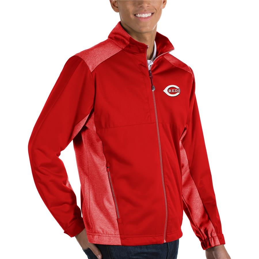 Cincinnati Reds Antigua Revolve Full-Zip Jacket - Red