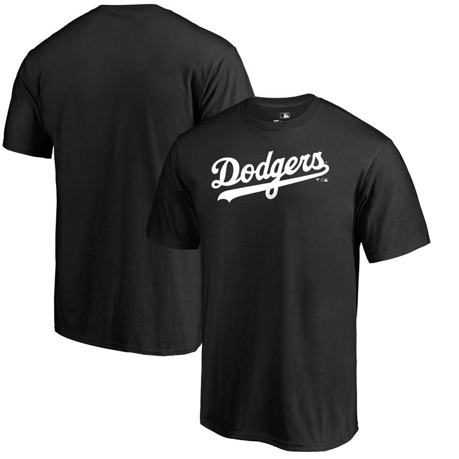 Los Angeles Dodgers Fanatics Branded Team Wordmark T-Shirt - Black