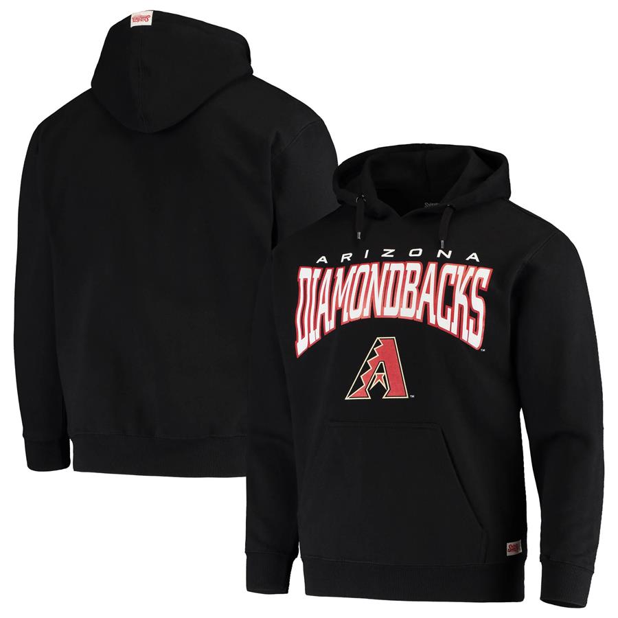 Arizona Diamondbacks Stitches Team Pullover Hoodie - Black