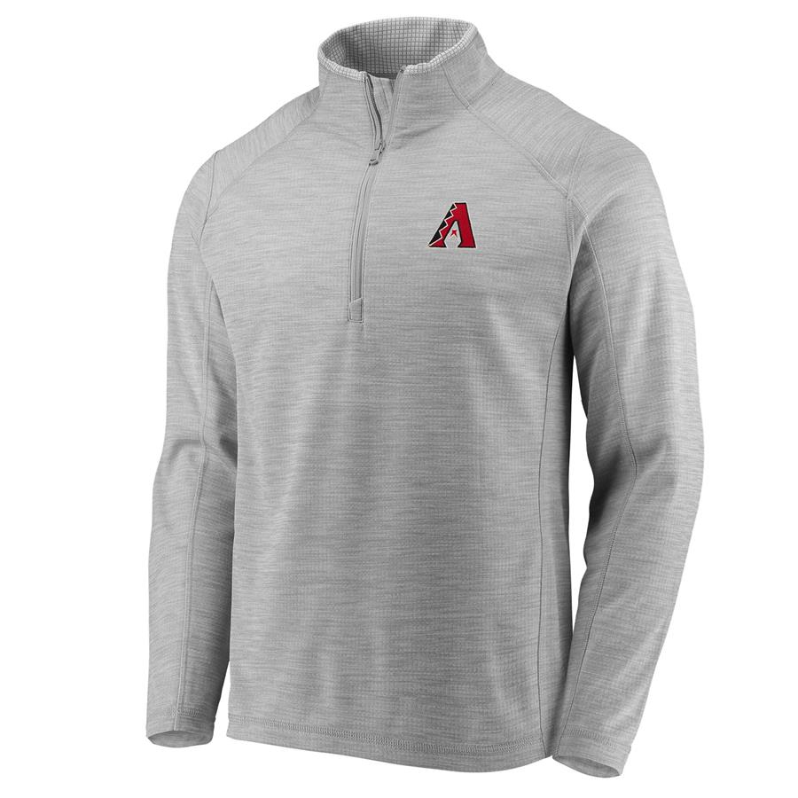 Arizona Diamondbacks Vineyard Vines Performance Sankaty Half-Zip Pullover Jacket - Heathered Gray