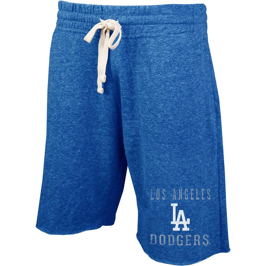 Los Angeles Dodgers Concepts Sport Mainstream Tri-Blend Shorts - Heathered Royal