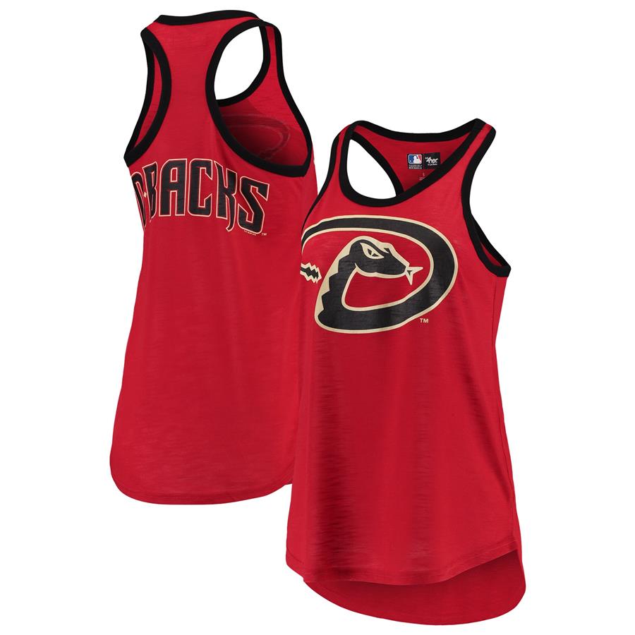 Arizona Diamondbacks G-III 4Her by Carl Banks Women's Team Color Tater Tank Top - Red