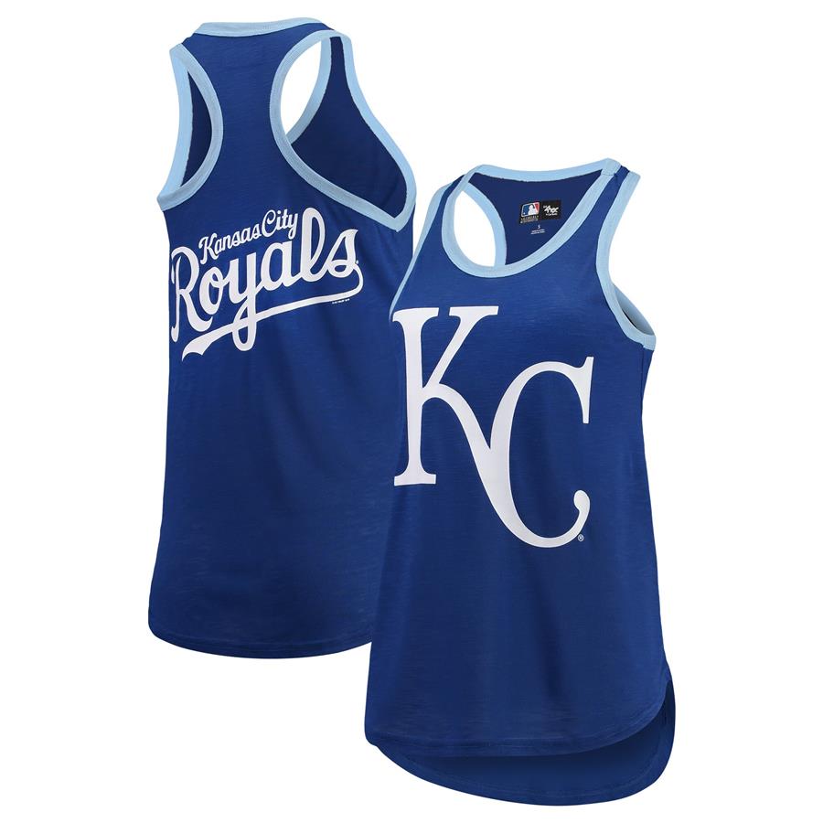 Kansas City Royals G-III 4Her by Carl Banks Women's Team Color Tater Tank Top - Royal