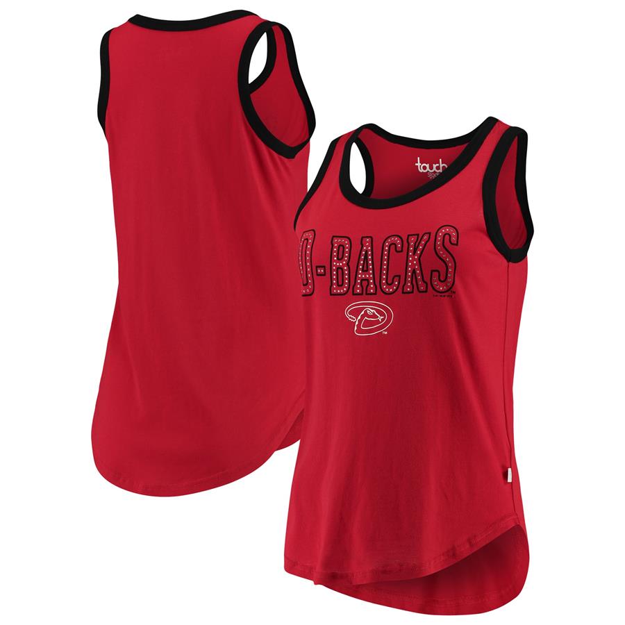 Arizona Diamondbacks Touch by Alyssa Milano Women's Varsity Tank Top - Red