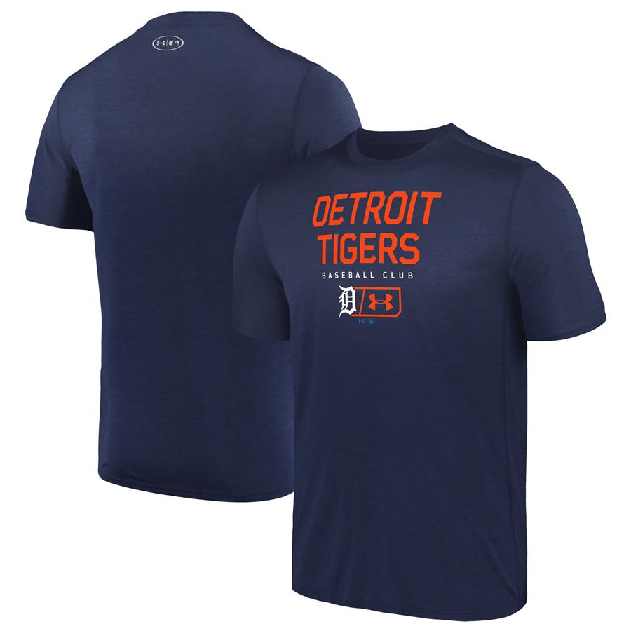 Detroit Tigers Under Armour City Proud Performance T-Shirt - Navy
