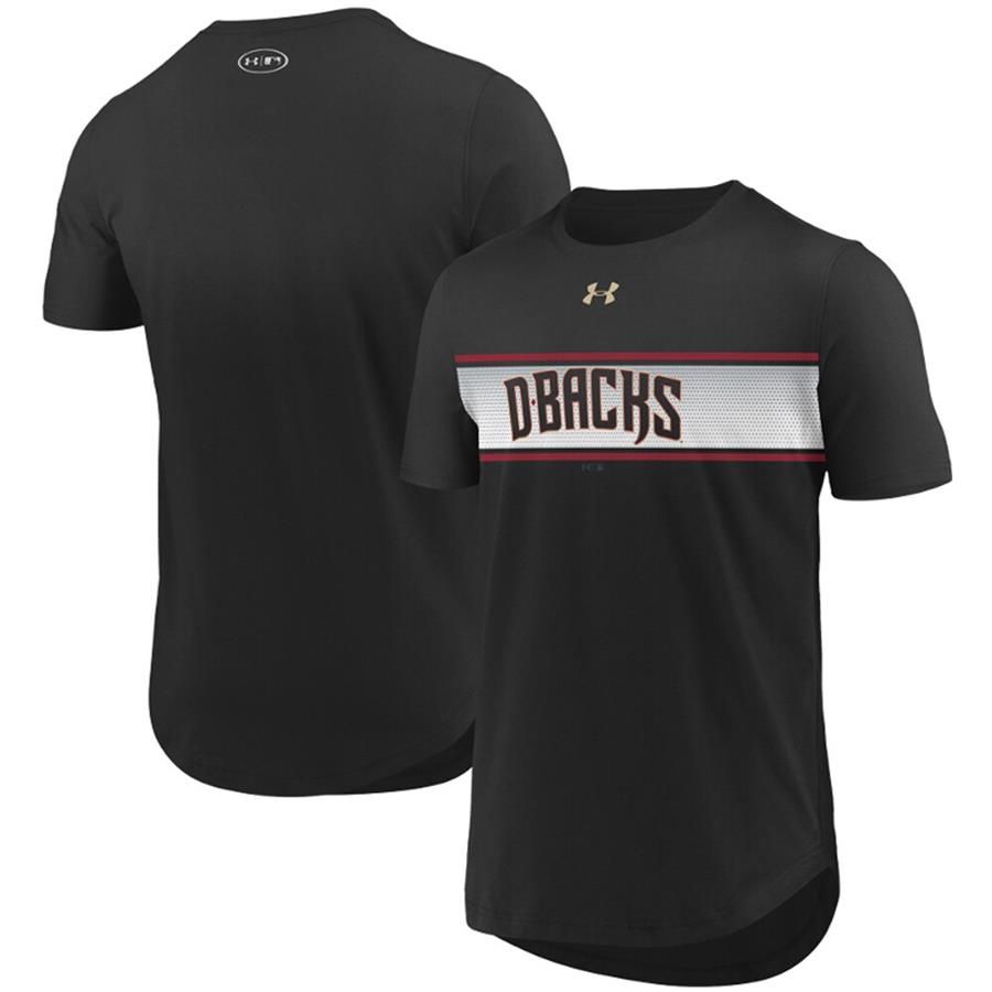 Arizona Diamondbacks Under Armour Seam To Seam Core Performance T-Shirt - Black