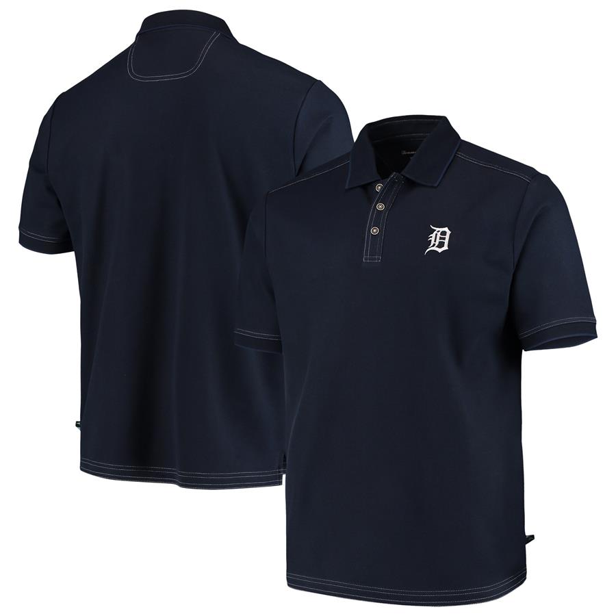Detroit Tigers Tommy Bahama Emfielder 2.0 Polo - Navy