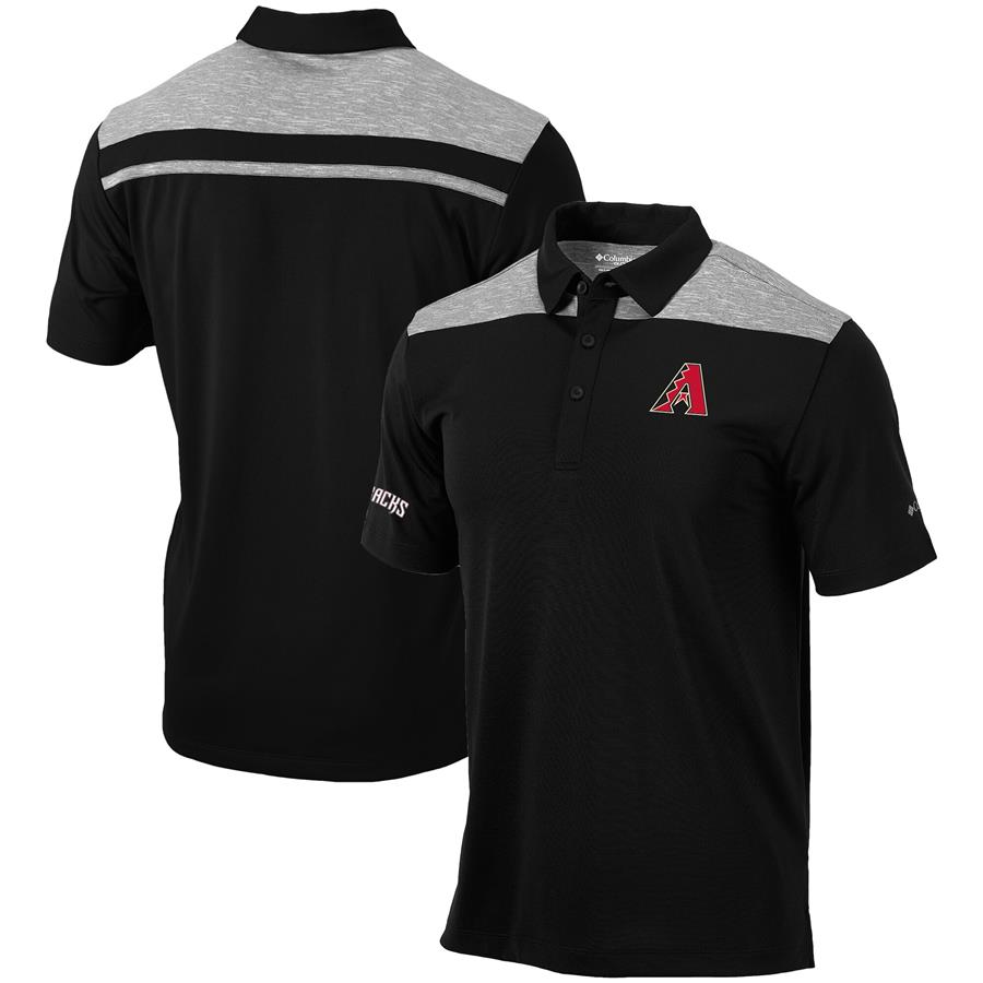 Arizona Diamondbacks Columbia Utility Polo - Black