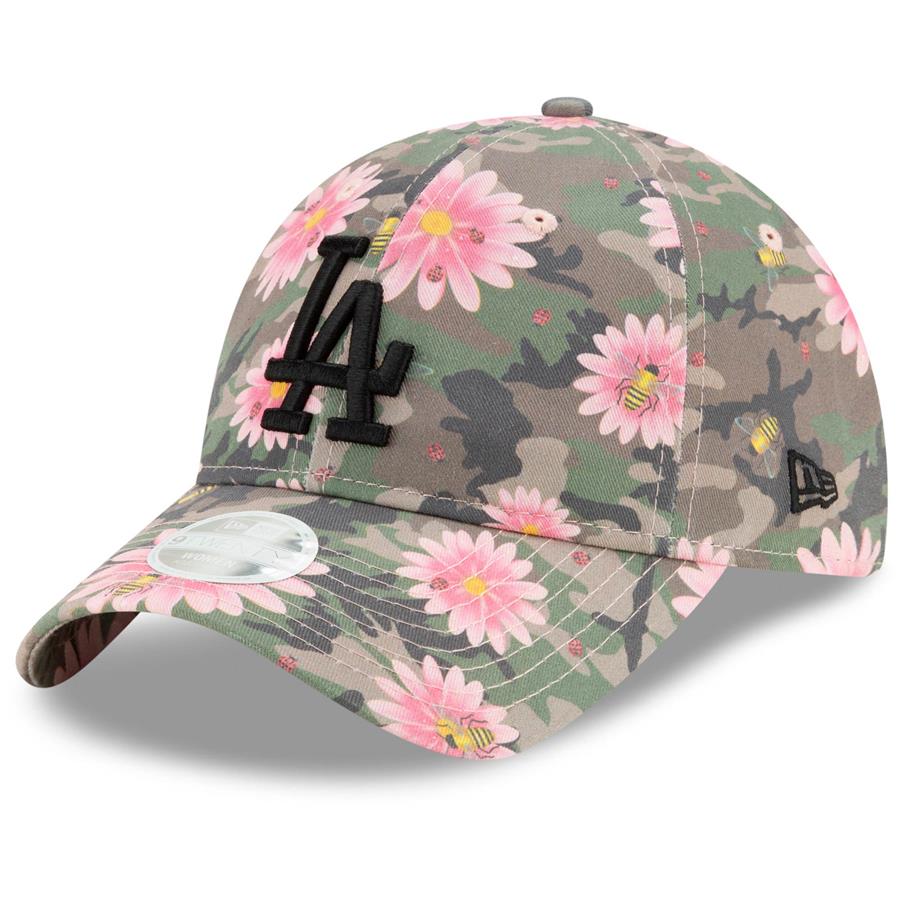Los Angeles Dodgers New Era Women's Floral Morning 9TWENTY Adjustable Hat - Camo