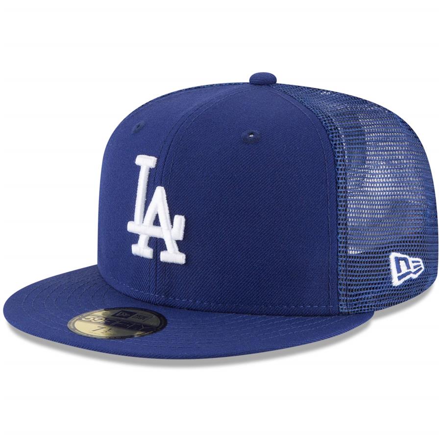 Los Angeles Dodgers New Era On-Field Replica Mesh Back 59FIFTY Fitted Hat - Royal