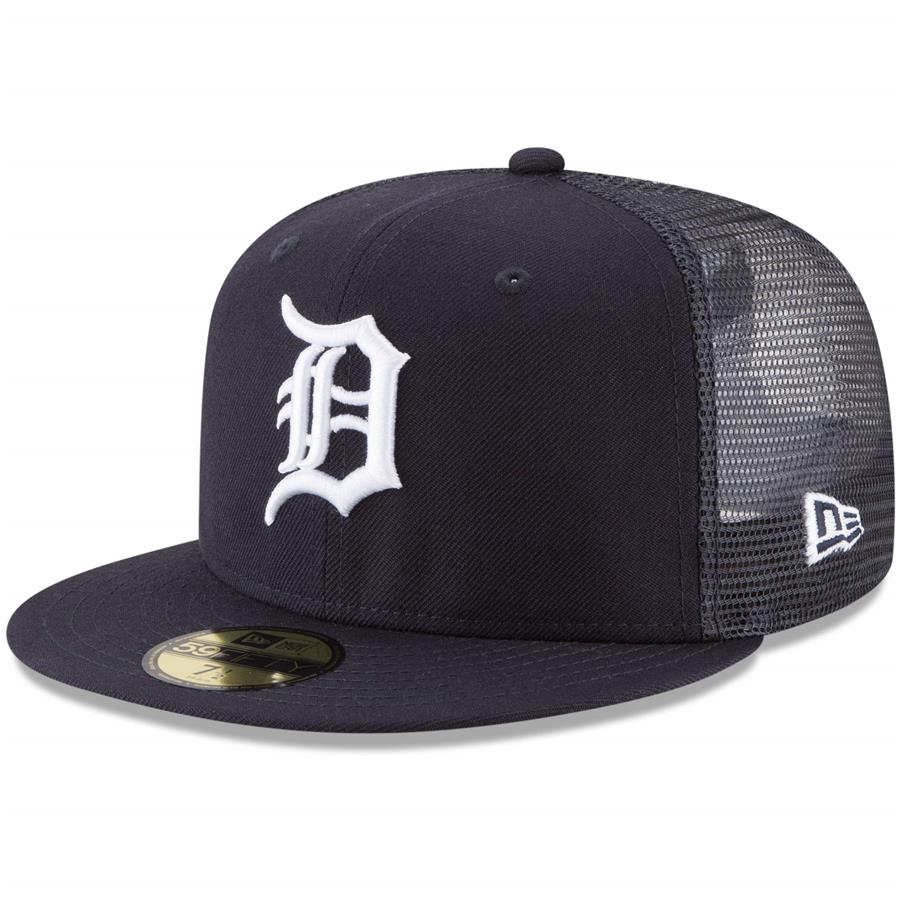Detroit Tigers New Era On-Field Replica Mesh Back 59FIFTY Fitted Hat - Navy