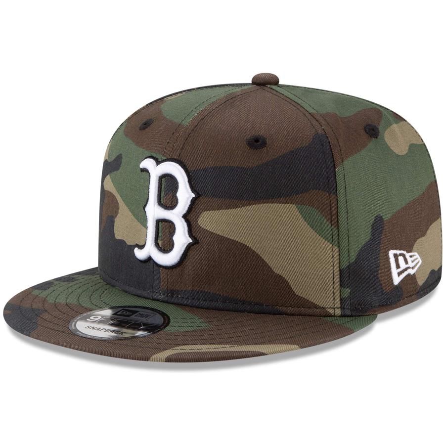 Boston Red Sox New Era Basic 9FIFTY Snapback Hat - Camo