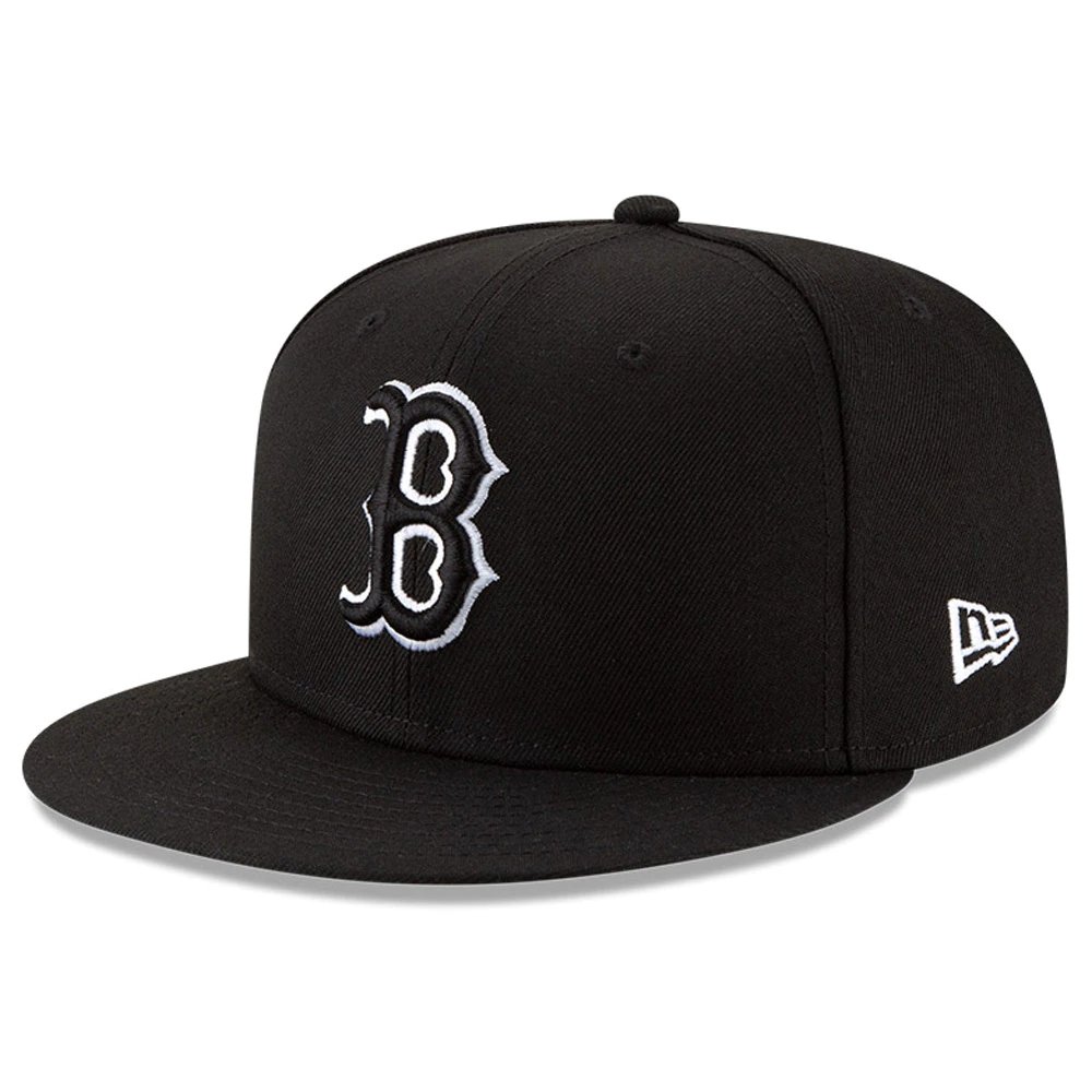 Boston Red Sox New Era B-Dub 59FIFTY Fitted Hat - Black