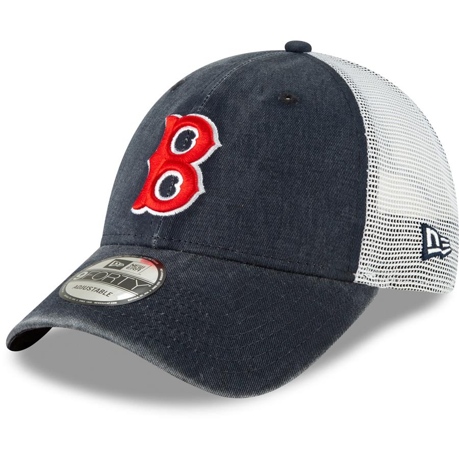Boston Red Sox New Era Cooperstown Collection 1946 Trucker 9FORTY Adjustable Hat - Navy