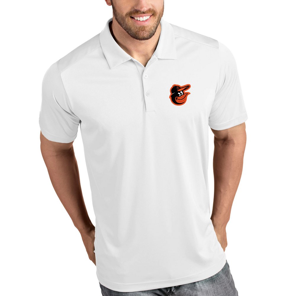 Baltimore Orioles Antigua Tribute Polo - White