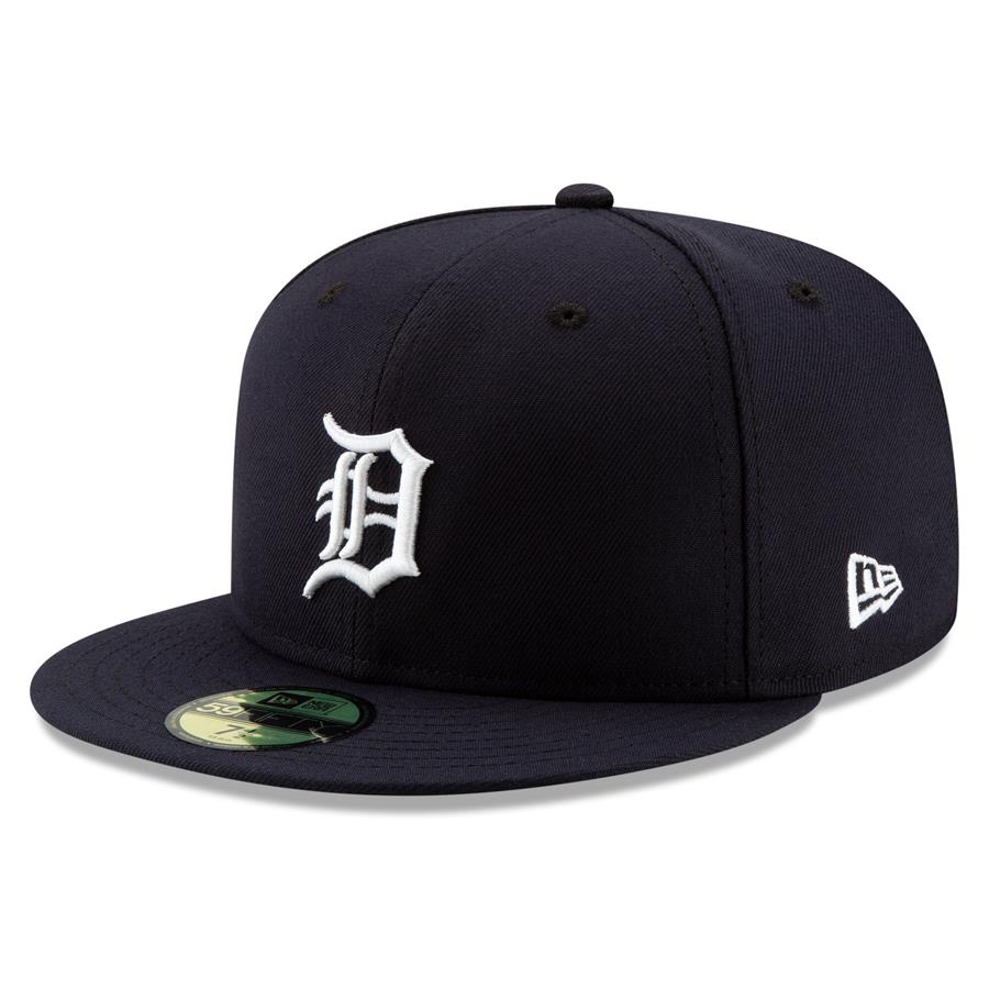 Detroit Tigers New Era Home Authentic Collection On-Field Logo 59FIFTY Fitted Hat - Navy