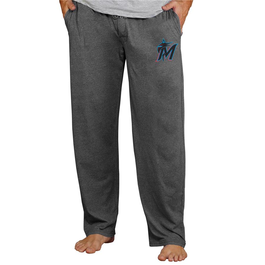 Miami Marlins Concepts Sport Quest Lounge Pants - Charcoal