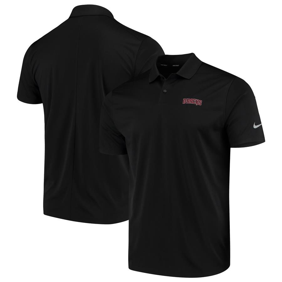 Arizona Diamondbacks Nike Golf Team Solid Victory Performance Polo - Black