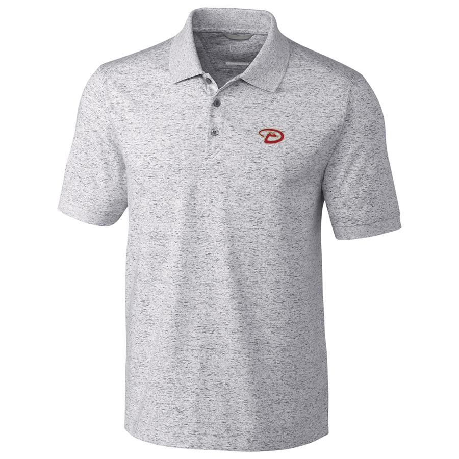 Arizona Diamondbacks Cutter & Buck Advantage Polo Space Dye - Gray