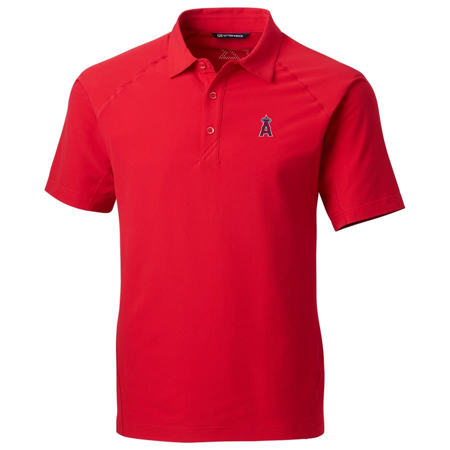 Los Angeles Angels Cutter & Buck Response Woven Polo - Red