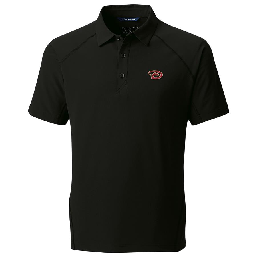Arizona Diamondbacks Cutter & Buck Response Woven Polo - Black