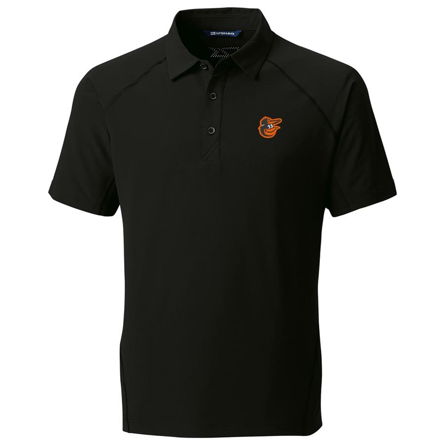 Baltimore Orioles Cutter & Buck Response Woven Polo - Black