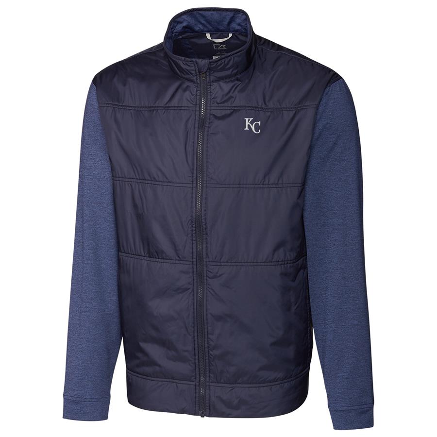 Куртка на молнии Kansas City Royals Cutter & Buck Stealth (тёмно-синий)