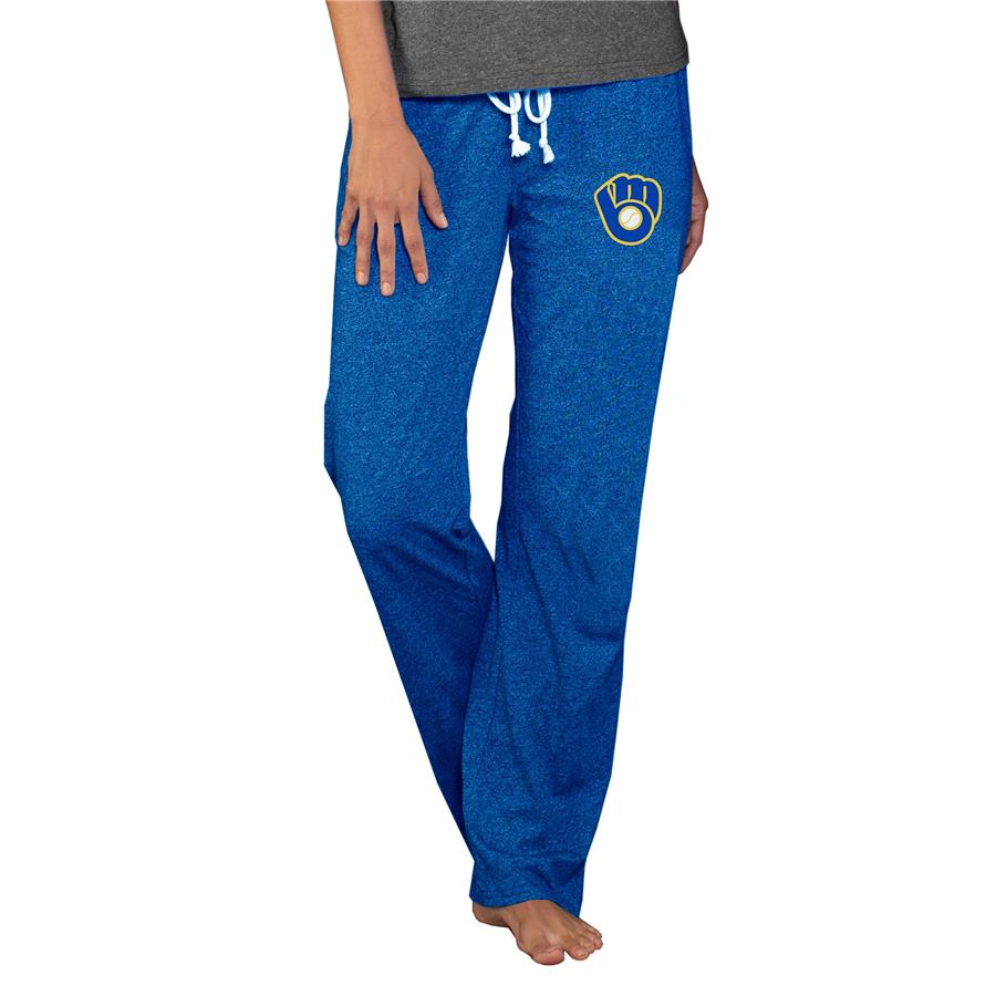 Milwaukee Brewers Concepts Sport Women's Cooperstown Quest Knit Pants - Royal