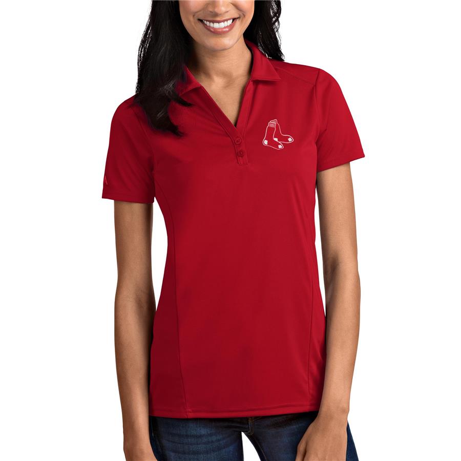 Boston Red Sox Antigua Women's Tribute Polo - Red
