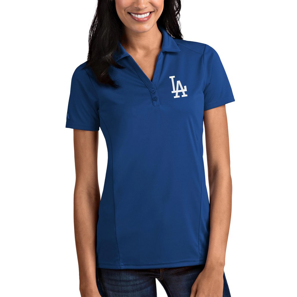 Los Angeles Dodgers Antigua Women's Tribute Polo - Royal