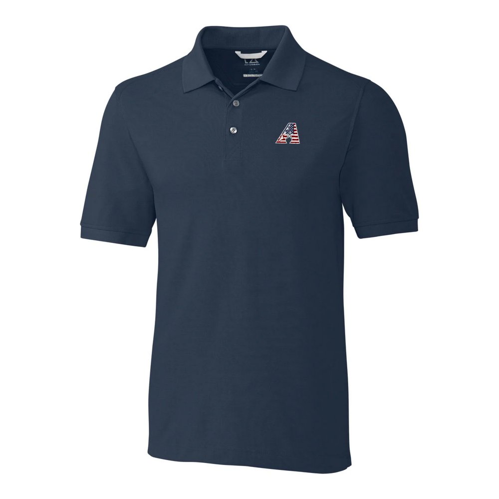 Arizona Diamondbacks Cutter & Buck Stars & Stripes Advantage Polo - Navy