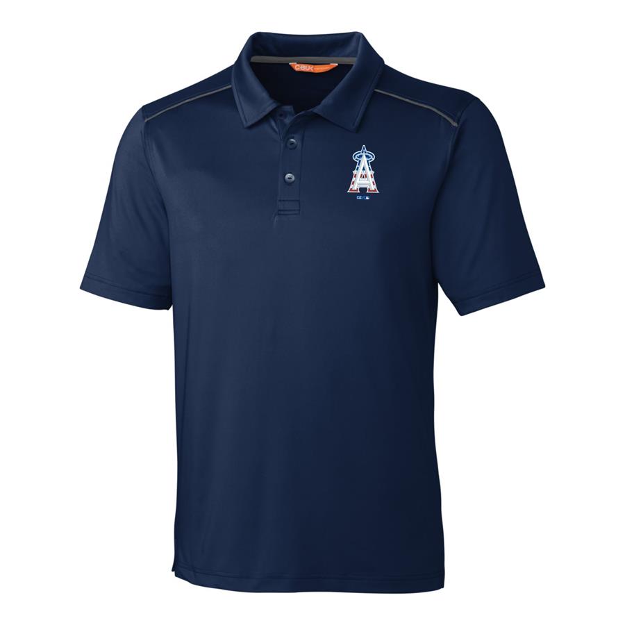 Los Angeles Angels Cutter & Buck Stars & Stripes Chance Polo - Navy