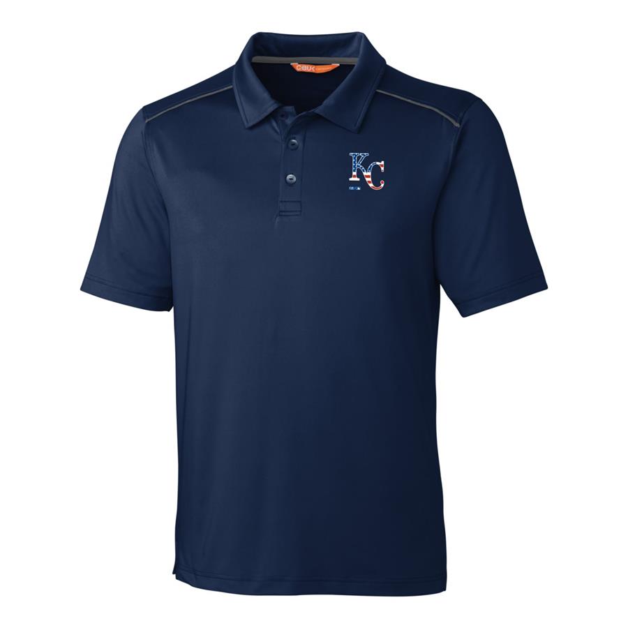 Kansas City Royals Cutter & Buck Stars & Stripes Chance Polo - Navy