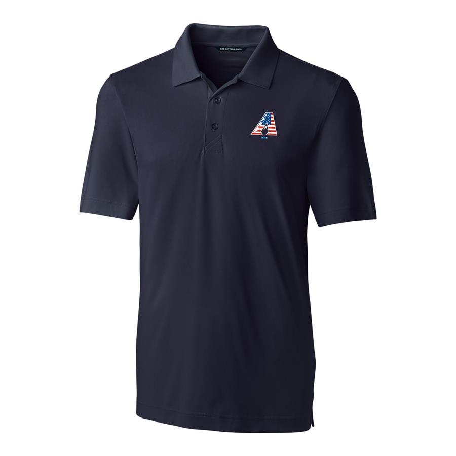 Arizona Diamondbacks Cutter & Buck Stars & Stripes Forge Polo - Navy