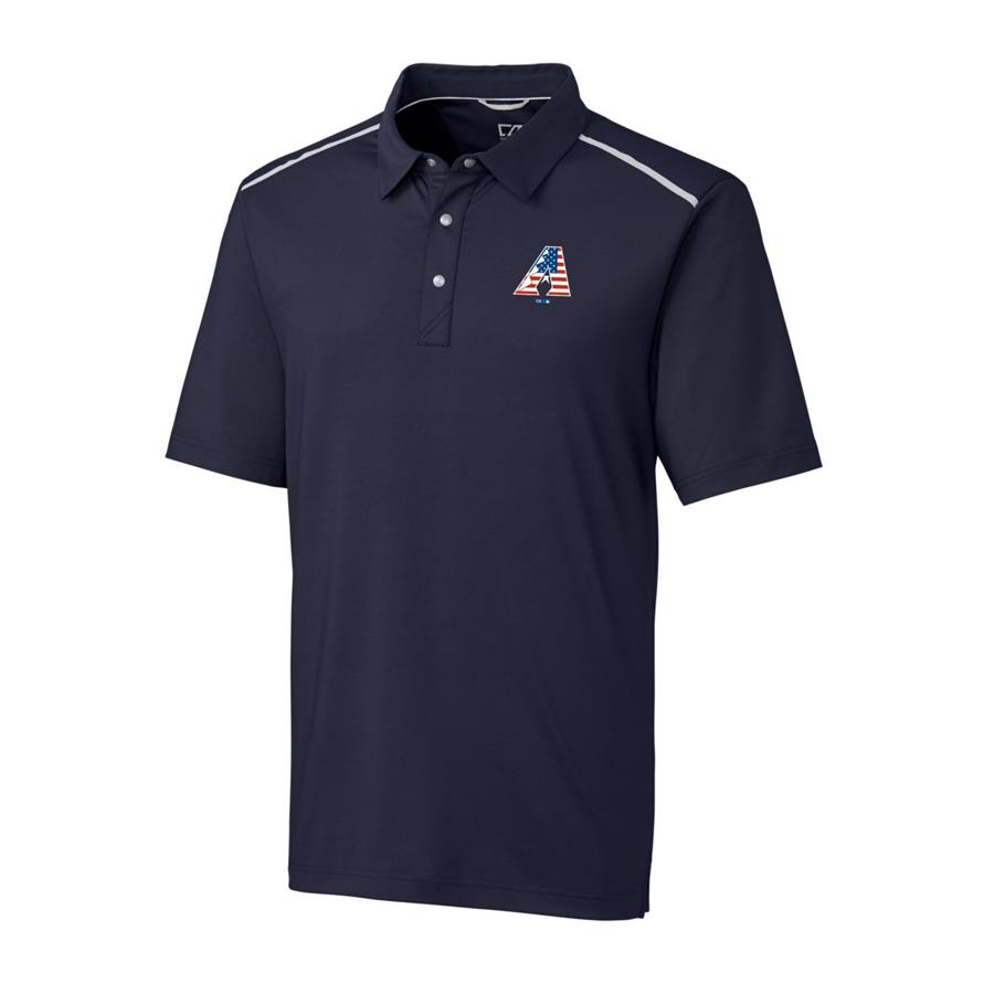 Arizona Diamondbacks Cutter & Buck Stars & Stripes Fusion Polo - Navy