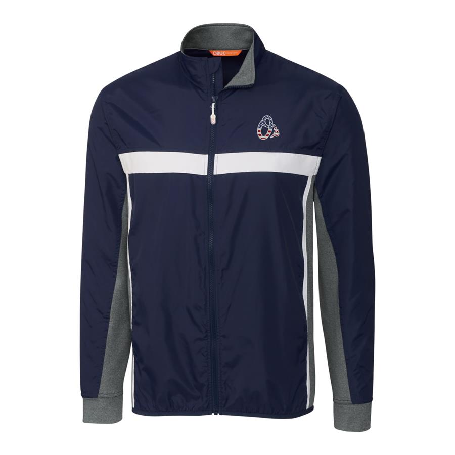 Baltimore Orioles Cutter & Buck Stars & Stripes Swish Full-Zip Jacket - Navy