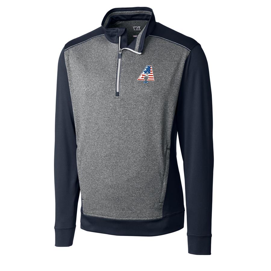Arizona Diamondbacks Cutter & Buck Stars & Stripes Replay Half-Zip Pullover Jacket - Navy