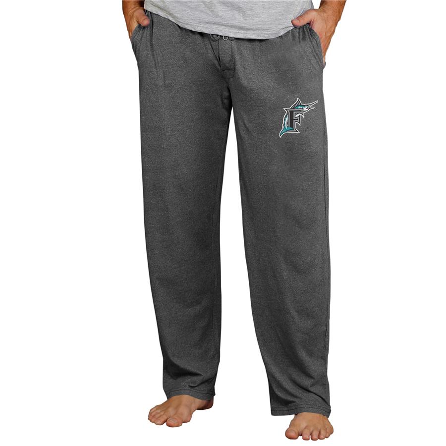 Miami Marlins Concepts Sport Cooperstown Quest Lounge Pants - Charcoal