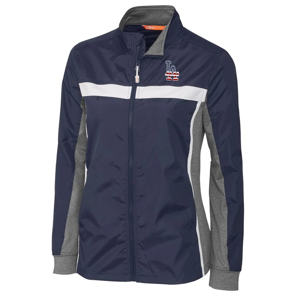 Los Angeles Dodgers Cutter & Buck Women's Swish Full-Zip Jacket - Navy