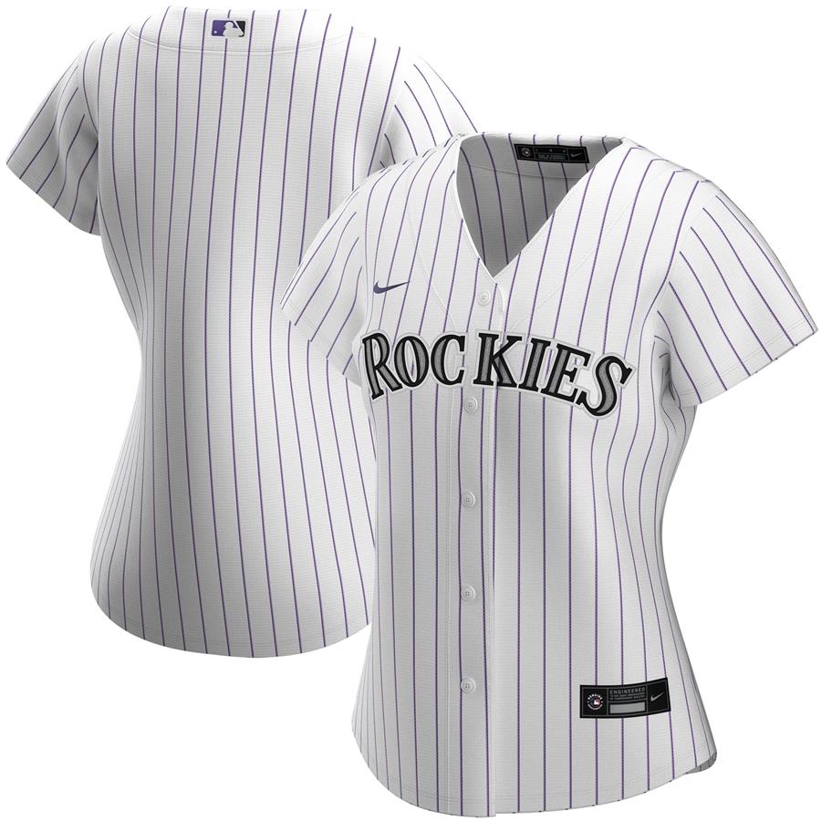 Colorado Rockies Nike Women's Home Replica Team Jersey - White
