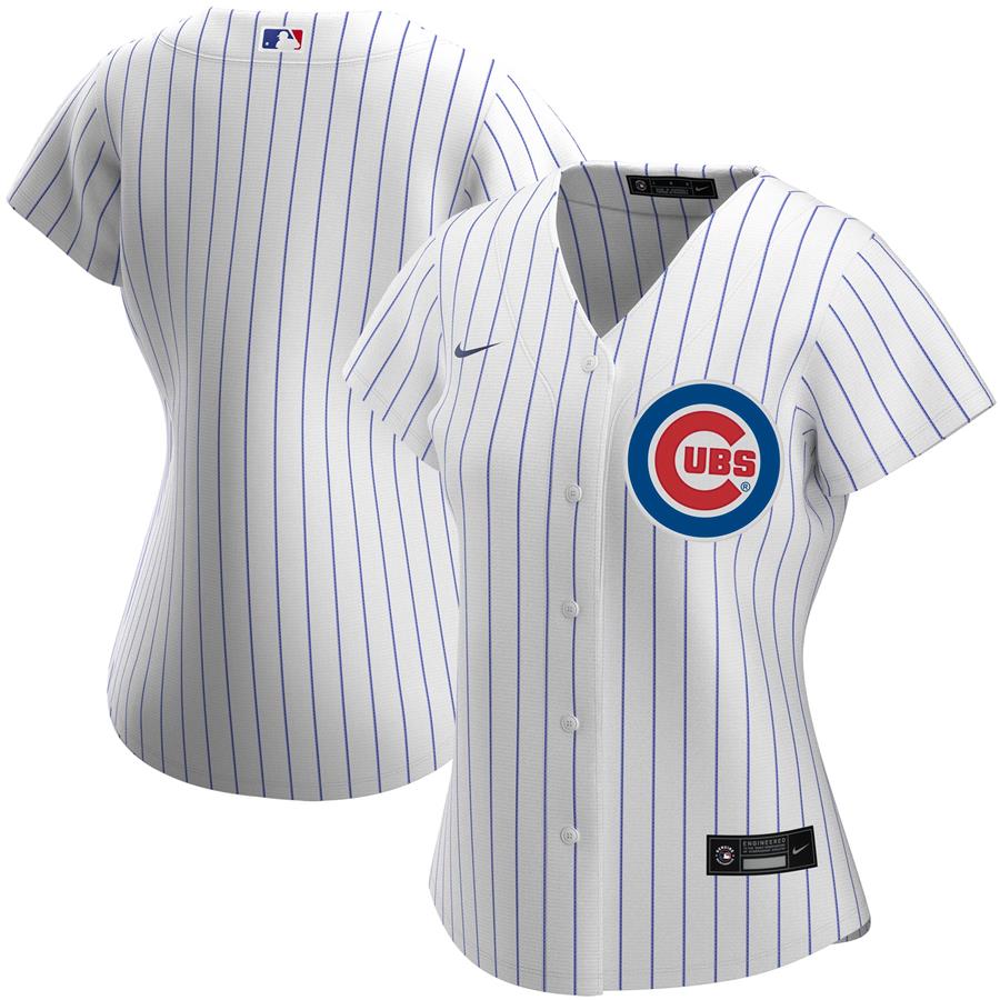 Chicago Cubs Nike Women's Home Replica Team Jersey - White