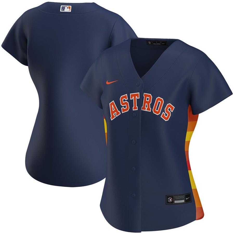 Женское джерси Houston Astros Nike Alternate Replica Team (тёмно-синий)
