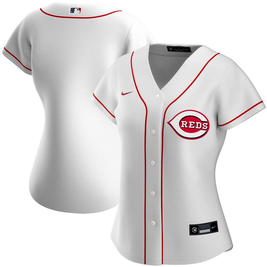 Cincinnati Reds Nike Women's Home Replica Team Jersey - White