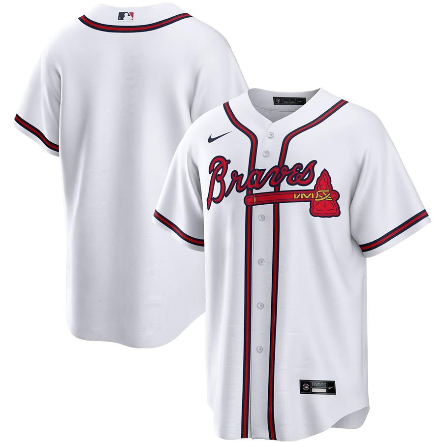 Atlanta Braves Nike Home Replica Team Jersey - White