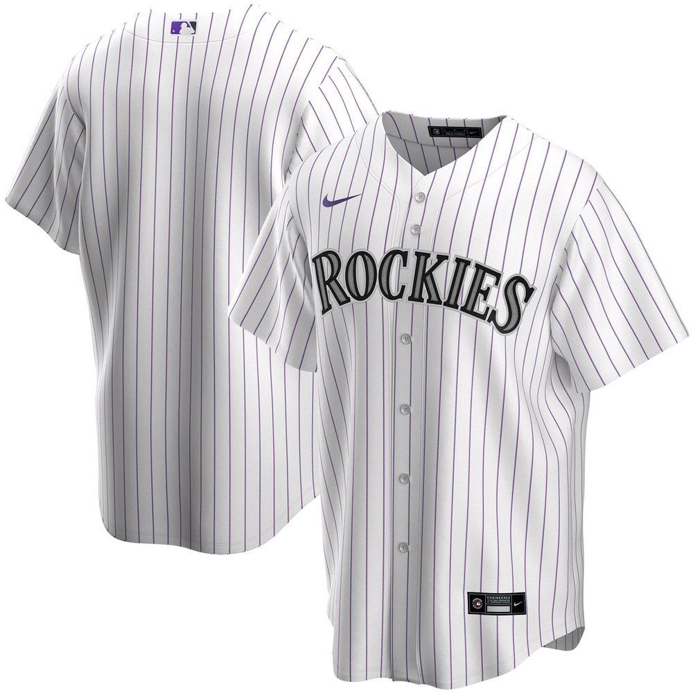 Colorado Rockies Nike Home Replica Team Jersey - White