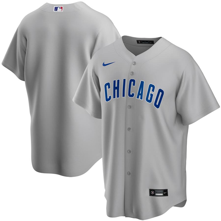 Chicago Cubs Nike Road Replica Team Jersey - Gray