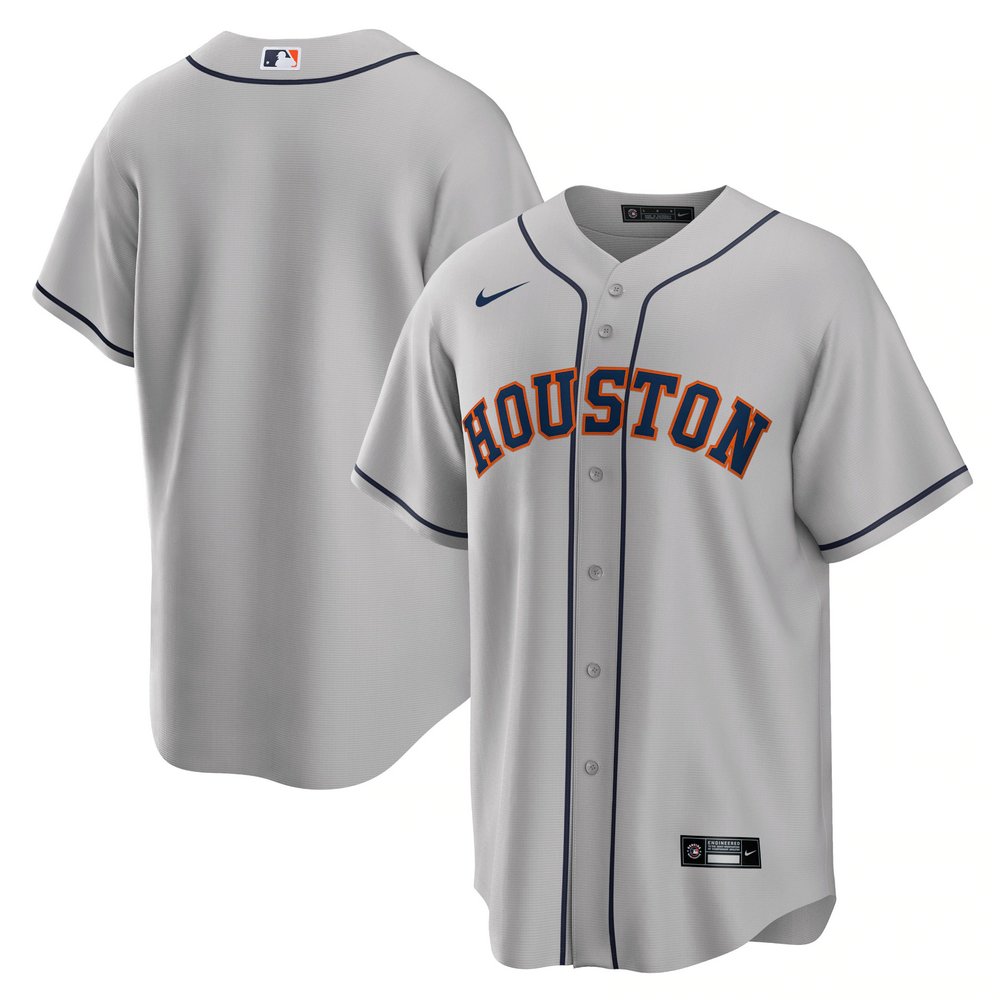 Джерси Houston Astros Nike Road Replica Team (серый)