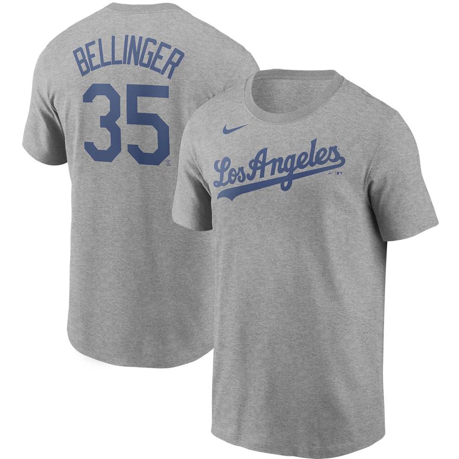 Cody Bellinger Los Angeles Dodgers Nike Name & Number T-Shirt - Heather Gray